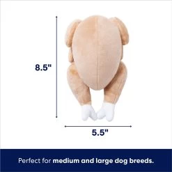 Frisco Holiday Turkey 2-in-1 Plush Squeaky Dog Toy -Pet Dog Supplies Shop 244925 PT2. AC SS1800 V1695045679