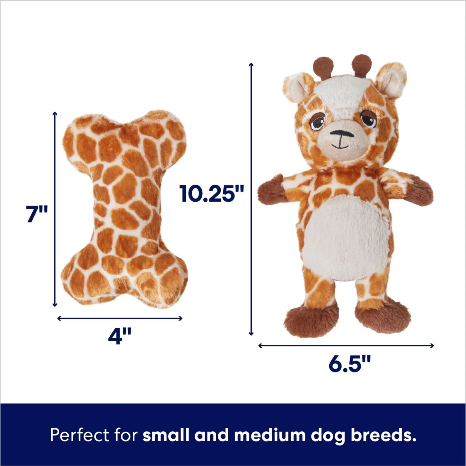 Frisco Giraffe Plush Squeaky Puppy Toy 2 Frisco Giraffe Plush Squeaky Puppy Toy - Image 2