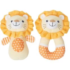 Frisco Lion Plush Squeaky Puppy Toy