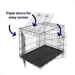 Frisco Heavy Duty All-in-1 Multi-Stage 3 Door Collapsible Wire Dog Crate 13 Frisco Heavy Duty All-in-1 Multi-Stage 3 Door Collapsible Wire Dog Crate -Pet Dog Supplies Shop 247915 PT5. AC SS1800 V1611872190