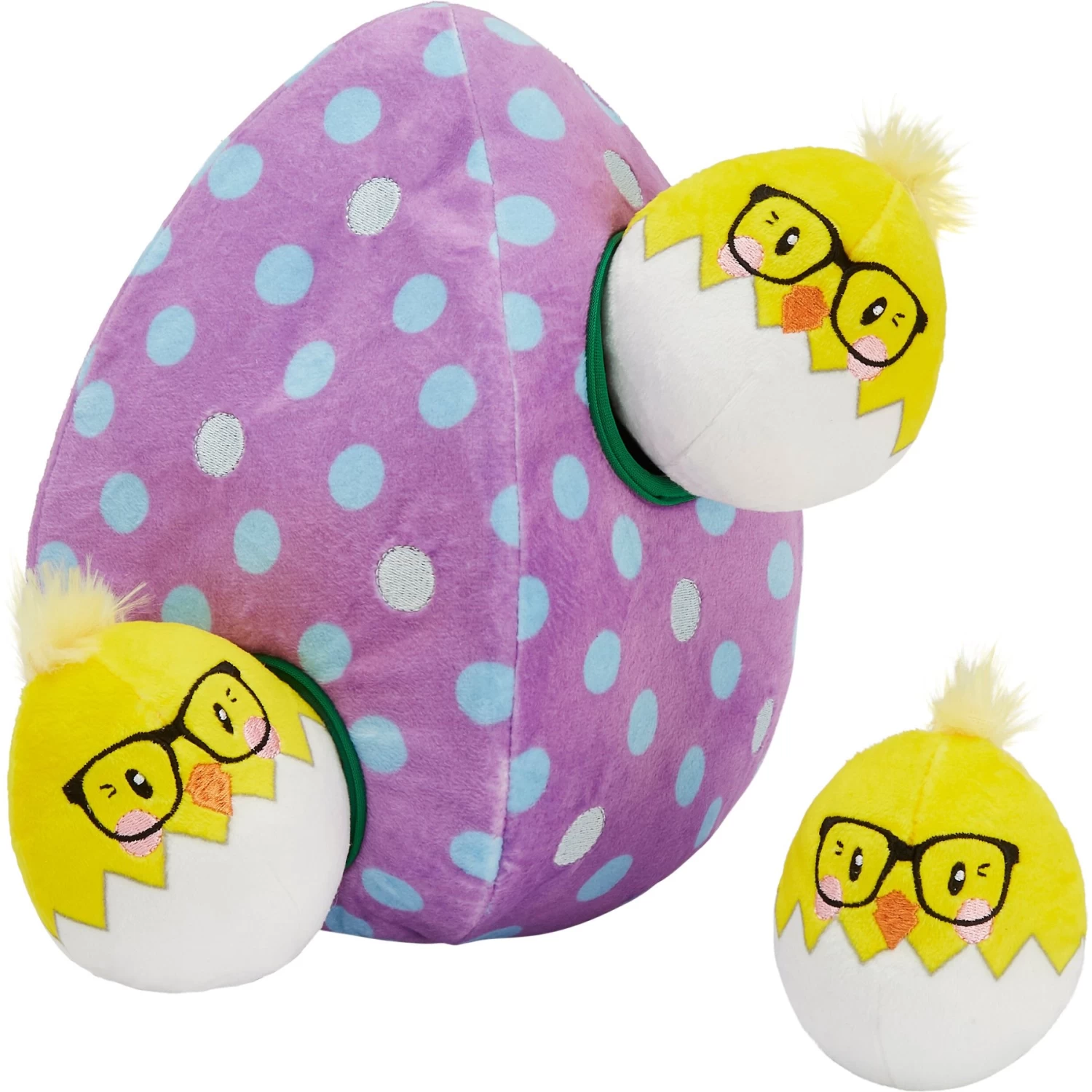 Frisco Spring Easter Egg Hide & Seek Plush Squeaky Dog Toy 1 Frisco Spring Easter Egg Hide & Seek Plush Squeaky Dog Toy