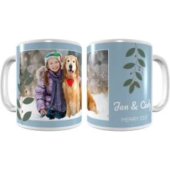 Frisco Berry Garland Personalized Coffee Mug, 11-oz