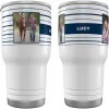 Frisco Double Walled Preppy Stripes Personalized Tumbler, 30-oz Cup