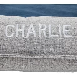Frisco Orthopedic Personalized Bolster Dog Bed W/Removable Cover, Harbour Blue, Large -Pet Dog Supplies Shop 252617 PT5. AC SS1800 V1604532720