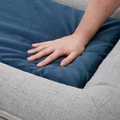 Frisco Orthopedic Personalized Bolster Dog Bed W/Removable Cover, Harbour Blue, Large -Pet Dog Supplies Shop 252617 PT6. AC SS1800 V1604529734