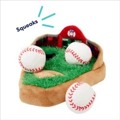 Frisco Baseball Hide & Seek Puzzle Plush Squeaky Dog Toy -Pet Dog Supplies Shop 252758 PT3. AC SS1800 V1695760895
