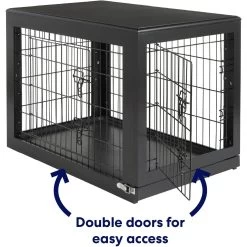 Frisco Double Door Furniture Style Dog Crate, Black 7 Frisco Double Door Furniture Style Dog Crate, Black -Pet Dog Supplies Shop 253026 PT3. AC SS1800 V1615840384