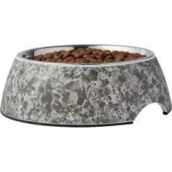 Frisco Black Marble Design Stainless Steel Dog & Cat Bowl -Pet Dog Supplies Shop 253048 PT3. AC SS1800 V1616526484