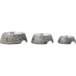 Frisco Black Marble Design Stainless Steel Dog & Cat Bowl -Pet Dog Supplies Shop 253048 PT6. AC SS1800 V1616526399