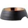 Frisco Matte Black Design Light Copper Stainless Steel Dog & Cat Bowl