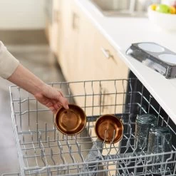 Frisco Copper Stainless Steel Double Dog & Cat Bowls With Black Marble Stand -Pet Dog Supplies Shop 253058 PT7. AC SS1800 V1616595501