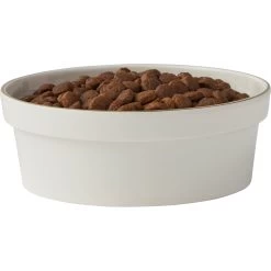 Frisco Gold Trim Melamine Dog & Cat Bowl -Pet Dog Supplies Shop 253062 PT3. AC SS1800 V1616595685