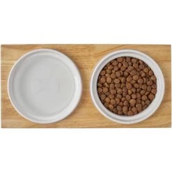 Frisco Ceramic Dog & Cat Double Diner With Elevated Wood Stand 11 Frisco Ceramic Dog & Cat Double Diner With Elevated Wood Stand -Pet Dog Supplies Shop 256052 PT6. AC SS1800 V1615311469
