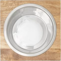 Frisco Farm House Wood Elevated Non-Skid Stainless Steel Dog Bowl -Pet Dog Supplies Shop 257160 PT3. AC SS1800 V1612366999