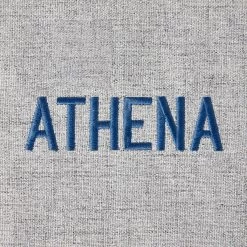 Frisco Faux Linen Corner Personalized Bolster Dog Bed W/Removable Cover, Harbour Blue, XL -Pet Dog Supplies Shop 262161 PT4. AC SS1800 V1615569989