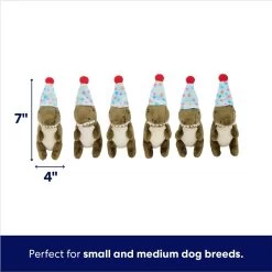 Frisco Birthday Volcano & Dinosaurs Hide & Seek Puzzle Plush Squeaky Dog Toy -Pet Dog Supplies Shop 264424 PT2. AC SS1800 V1695761147