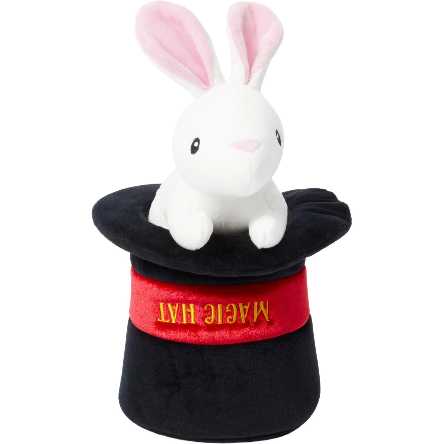 Frisco Magic Rabbit In A Hat 2-in-1 Plush Squeaky Dog Toy 1 Frisco Magic Rabbit In A Hat 2-in-1 Plush Squeaky Dog Toy