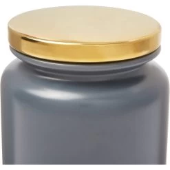 Frisco Modern Gold Rim Ceramic Treat Jar -Pet Dog Supplies Shop 270190 PT5. AC SS1800 V1627669956