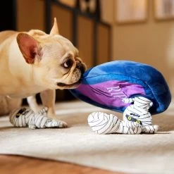 Frisco Halloween Mummy & Coffin Hide & Seek Puzzle Plush Squeaky Dog Toy -Pet Dog Supplies Shop 270365 PT3. AC SS1800 V1624817620