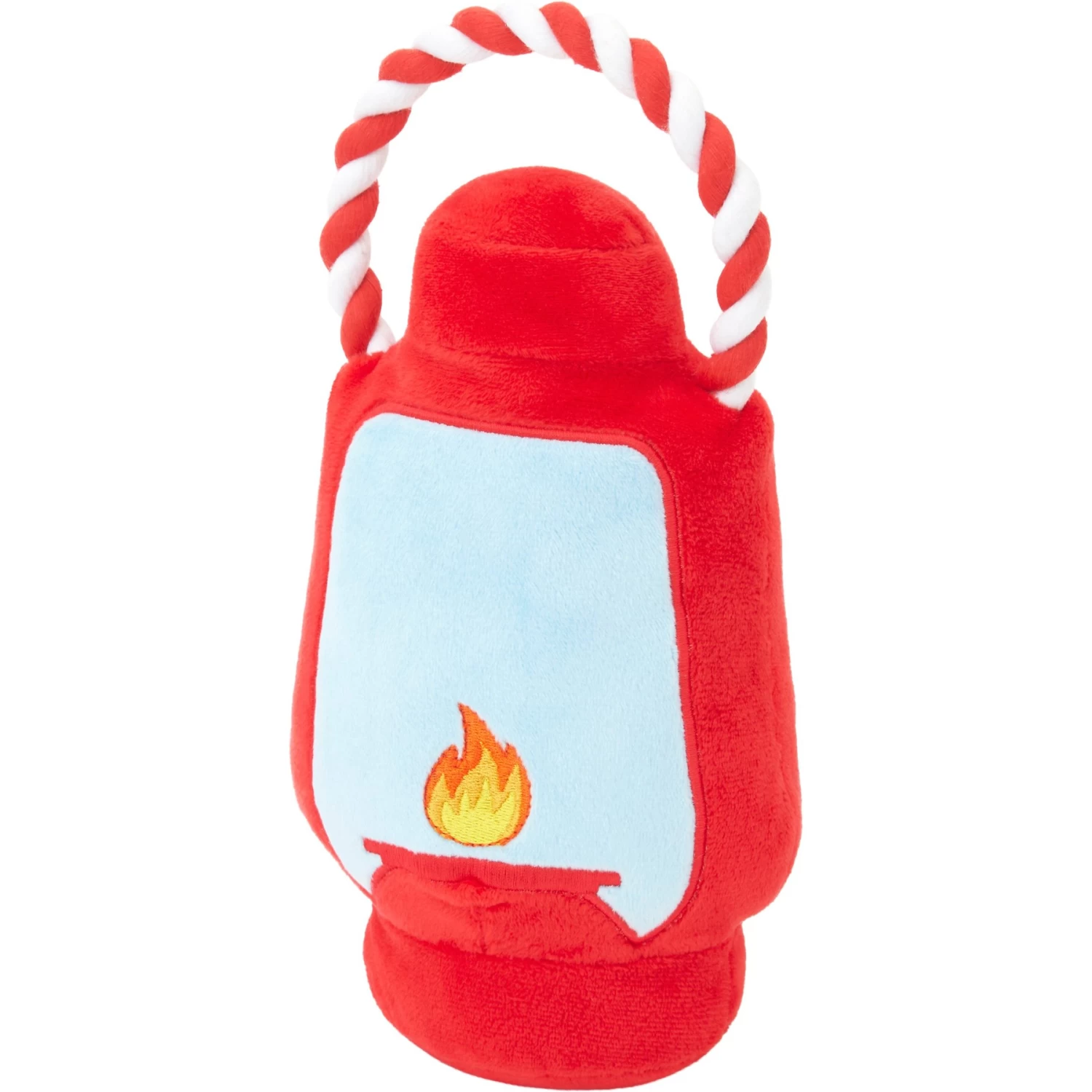 Frisco Camping Lantern Plush With Rope Squeaky Dog Toy 1 Frisco Camping Lantern Plush With Rope Squeaky Dog Toy