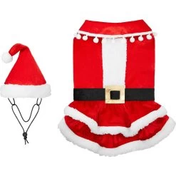 Frisco Mrs. Claus Dog & Cat Costume -Pet Dog Supplies Shop 276150 PT4. AC SS1800 V1631573670