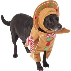 Frisco Front Walking Gingerbread Dog & Cat Costume -Pet Dog Supplies Shop 276156 PT3. AC SS1800 V1631660334