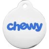 Frisco Chewy Stainless Steel Personalized Dog & Cat ID Tag With Enamel Infill, Round