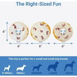 Frisco Fall Maple Bacon Donuts Plush Squeaky Dog Toy, 3 Count 6 Frisco Fall Maple Bacon Donuts Plush Squeaky Dog Toy, 3 Count -Pet Dog Supplies Shop 285613 PT2. AC SS1800 V1633969278