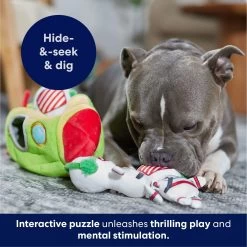 Frisco Holiday Rocket Ship Hide & Seek Puzzle Plush Squeaky Dog Toy -Pet Dog Supplies Shop 287101 PT5. AC SS1800 V1695659151