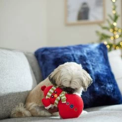 Frisco Holiday Naughty Or Nice Snowman Reversible Plush Squeaky Dog Toy -Pet Dog Supplies Shop 287219 PT3. AC SS1800 V1632774615
