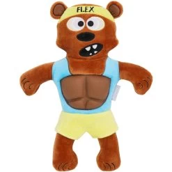 Frisco Fitness Bear Reversible Plush Squeaky Dog Toy -Pet Dog Supplies Shop 288897 PT2. AC SS1800 V1638287961