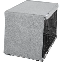 Frisco Faux Linen Dog Crate Cover -Pet Dog Supplies Shop 289630 PT3. AC SS1800 V1644248867
