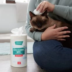 Frisco Gentle Cleaning Waterless Grooming Wipes For Puppies & Kittens, Green Tea Scent -Pet Dog Supplies Shop 291592 PT5. AC SS1800 V1627306905