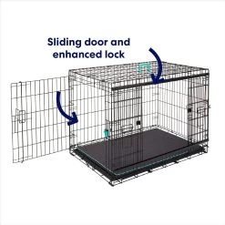 Frisco Heavy Duty Enhanced Lock Sliding Double Door Fold & Carry Wire Dog Crate & Mat Kit 13 Frisco Heavy Duty Enhanced Lock Sliding Double Door Fold & Carry Wire Dog Crate & Mat Kit -Pet Dog Supplies Shop 297461 PT6. AC SS1800 V1633115281