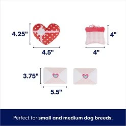 Frisco Valentine Love Letters Hide & Seek Puzzle Plush Squeaky Dog Toy -Pet Dog Supplies Shop 298929 PT2. AC SS1800 V1670870804