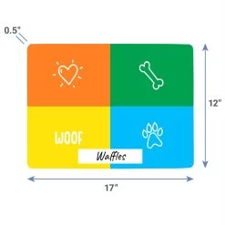 Frisco Woof Personalized Dog & Cat Placemat -Pet Dog Supplies Shop 299560 PT3. AC SS1800 V1636120375