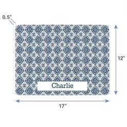 Frisco Boho Damask Personalized Dog & Cat Placemat -Pet Dog Supplies Shop 299562 PT3. AC SS1800 V1636120501