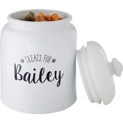 Frisco Ceramic "Treats For" Personalized Treat Jar, 13 Cup, 104oz -Pet Dog Supplies Shop 301185 PT4. AC SS1800 V1630732926