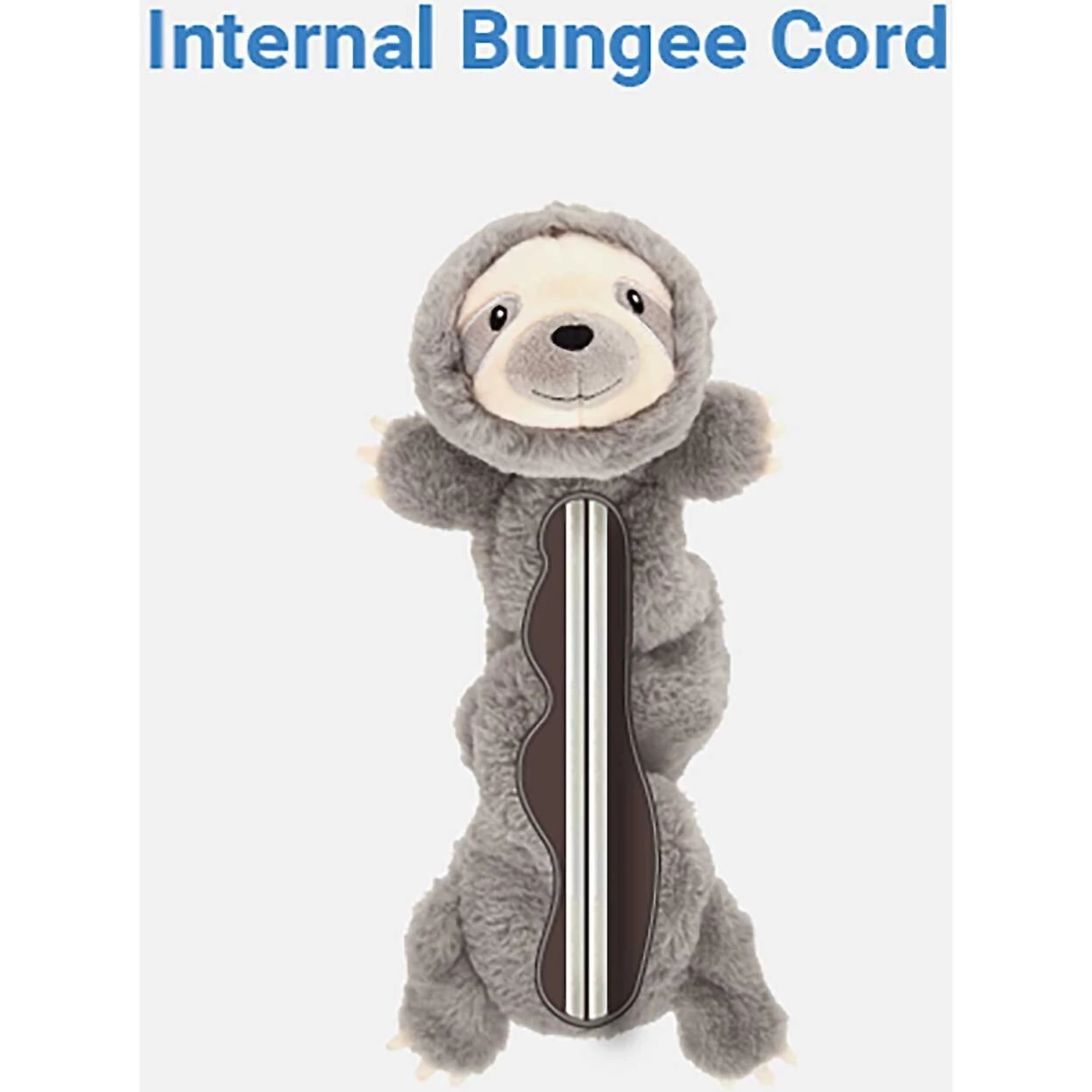 Frisco Giraffe Bungee Plush Squeaky Dog Toy & Frisco Sloth Bungee Plush Squeaky Dog Toy 8 Frisco Giraffe Bungee Plush Squeaky Dog Toy & Frisco Sloth Bungee Plush Squeaky Dog Toy - Image 8