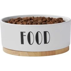 Frisco Ceramic Water Dog & Cat Bowl With Wood Base & Frisco Ceramic Food Dog & Cat Bowl With Wood Base -Pet Dog Supplies Shop 302424 PT5. AC SS1800 V1623085049