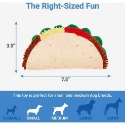 Frisco Pizza Slice Plush Squeaky Dog Toy & Frisco Taco Plush Squeaky Dog Toy -Pet Dog Supplies Shop 302494 PT5. AC SS1800 V1623084457