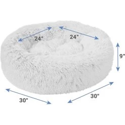 Frisco Eyelash Cat & Dog Bolster Bed & Frisco Eyelash Cat & Dog Blanket -Pet Dog Supplies Shop 303412 PT2. AC SS1800 V1623038251