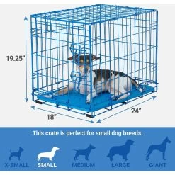 Frisco Two Door Top Load Plastic Dog & Cat Kennel & Frisco Fold & Carry Single Door Collapsible Wire Dog Crate, Pink -Pet Dog Supplies Shop 303656 PT6. AC SS1800 V1623065549