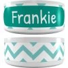 Frisco Personalized Chevron Ceramic Dog Bowl, 4.75-cup, 38oz
