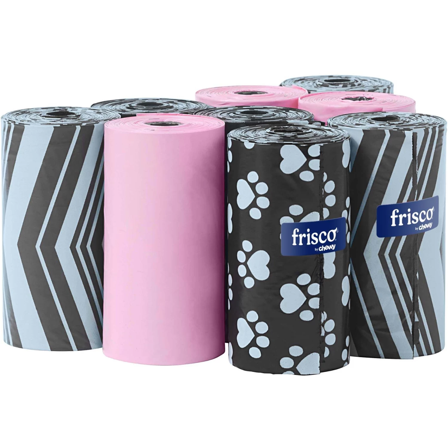 Frisco Pink, Black & Gray Assorted Solid & Printed Poop Bags, 270 Count 1 Frisco Pink, Black & Gray Assorted Solid & Printed Poop Bags, 270 Count