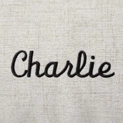 Frisco Personalized Knife Edge Bed, Beige Linen, X-Large -Pet Dog Supplies Shop 311760 PT3. AC SS1800 V1630593981