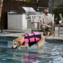 Frisco Ripstop Dog Life Jacket, Pink -Pet Dog Supplies Shop 312380 PT8. AC SS1800 V1649275938