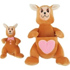 Frisco Valentine Kangaroo & Joey Plush Squeaky Dog Toy 7 Frisco Valentine Kangaroo & Joey Plush Squeaky Dog Toy -Pet Dog Supplies Shop 312899 PT2. AC SS1800 V1641836533