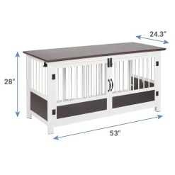 Frisco "Roma" Dog Crate Credenza & Mat -Pet Dog Supplies Shop 315189 PT3. AC SS1800 V1681145357