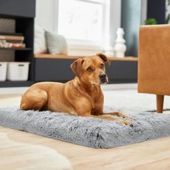 Frisco Eyelash Orthopedic Dog Crate Mat & Frisco Fold & Carry Single Door Collapsible Wire Dog Crate -Pet Dog Supplies Shop 319010 PT4. AC SS1800 V1631628403